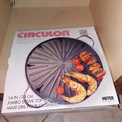 Circulon stove top grill