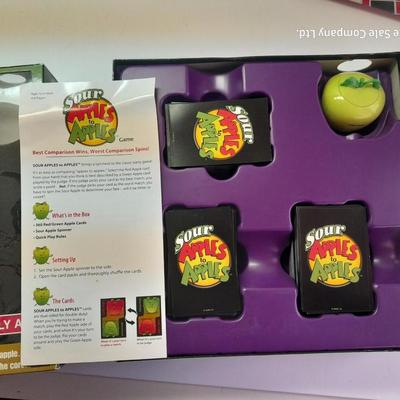 Three board games - Sour Apples to Apples - Chess - Game of Life