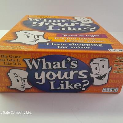 Board Games - What's yours Like - Theory Box One A game for one created by one