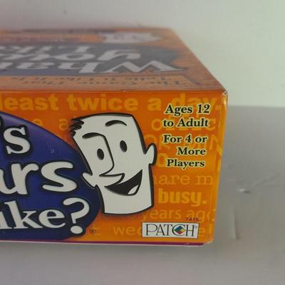 Board Games - What's yours Like - Theory Box One A game for one created by one