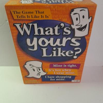 Board Games - What's yours Like - Theory Box One A game for one created by one