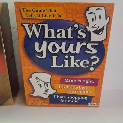 Board Games - What's yours Like - Theory Box One A game for one created by one