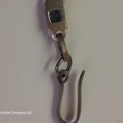 Italy .925 Sterling chain with Amythyst gem colored bracelet - and a Rhinestone necklace