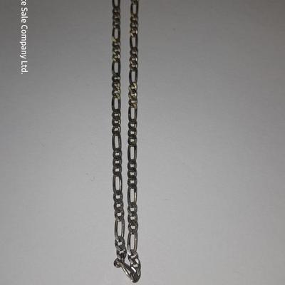 Italy .925 Sterling chain with Amythyst gem colored bracelet - and a Rhinestone necklace