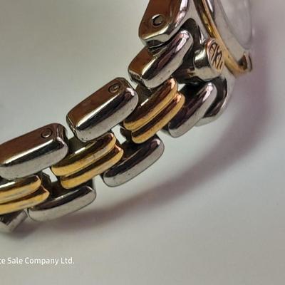 Three Women's watches - Anne Klein II - Gossip - and gold toned band with rhinestones.