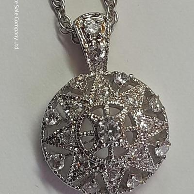 Two beautiful pendants with chains - Nice delicate looking necklaces