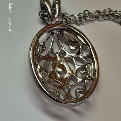Two beautiful pendants with chains - Nice delicate looking necklaces