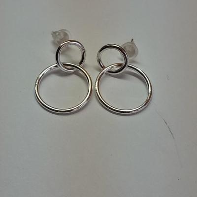 Two Pendants - Lia Sophia - gold toned fashion pin - and set of earrings.