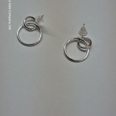 Two Pendants - Lia Sophia - gold toned fashion pin - and set of earrings.