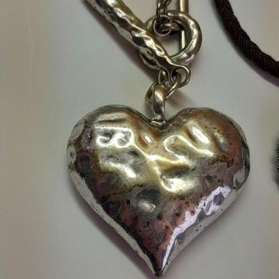 Three necklaces with beautiful pendants