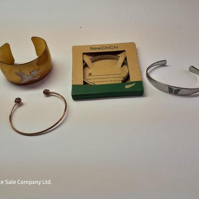 Bangle bracelets - Brass cuff - New Chichi Make a wish and others.