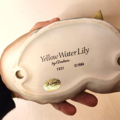 Lot #87 ANDREA Yellow Water Lily - 1980's