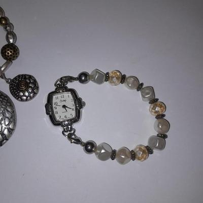 Necklaces - Bracelet - and a watch