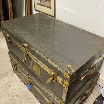 Galvanized cedar lined trunk