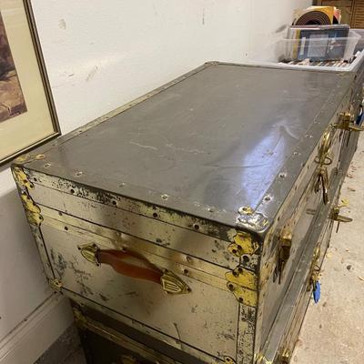 Galvanized cedar lined trunk