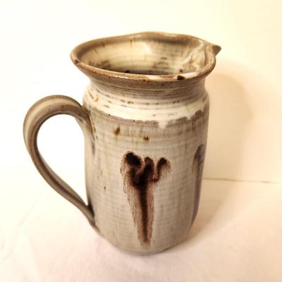 Lot #89 Nice Piece of Studio Pottery - Pitcher - signed