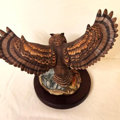 Lot #90 Andrea Great Horned Owl figurine