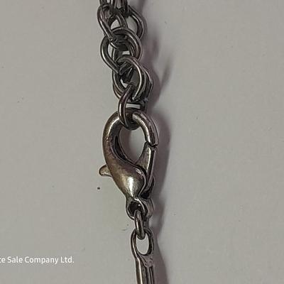 Beaded necklaces and a couple silver toned bracelets.