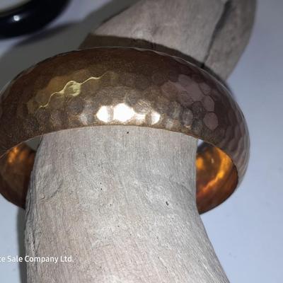 Bangle bracelets - Brass cuff - Black - and others Nice!