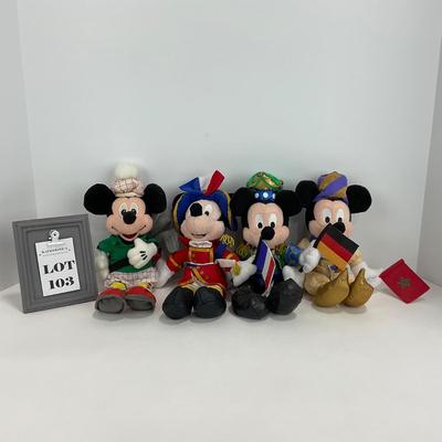 -103- PLUSH | Mickey Mouse Morocco, German, & French
