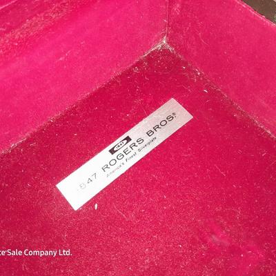 Flatware storage box with large Decorative basket