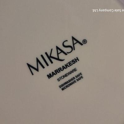 Set of four Colorful and fun designed MIKASA Marrakesh stoneware Bowls - Dishwasher & micro safe