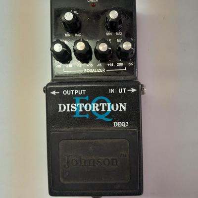 Johnson Distortion EQ Pedal and MXR M108 Ten Band EQ Guitar Effect Pedal