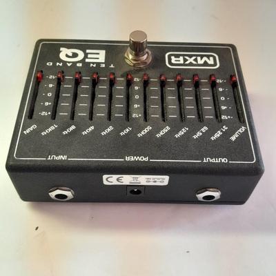 Johnson Distortion EQ Pedal and MXR M108 Ten Band EQ Guitar Effect Pedal