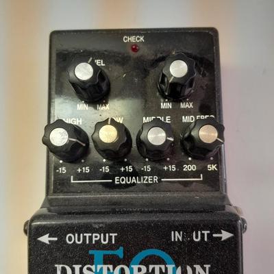 Johnson Distortion EQ Pedal and MXR M108 Ten Band EQ Guitar Effect Pedal