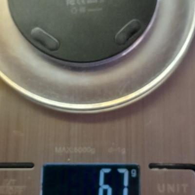 Digital food scale - POM Gear Phone charger - and a few smart stash brand bags.