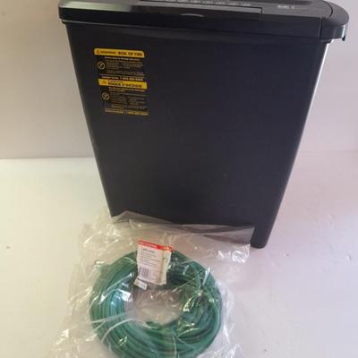 Amazon Basics Muti use Shredder - CD Disks - Credit cards - paper with 50-foot RJ45 Cable