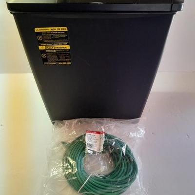 Amazon Basics Muti use Shredder - CD Disks - Credit cards - paper with 50-foot RJ45 Cable