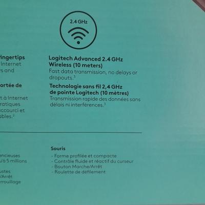 NEW LOGI wireless keyboard & mouse combo with 50-foot RJ45 Cable