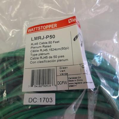 NEW LOGI wireless keyboard & mouse combo with 50-foot RJ45 Cable