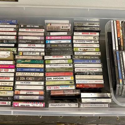 Cassette and CD lot