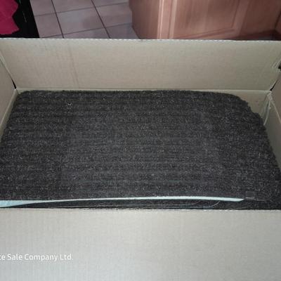 15 New EDEN Carpet stair Treads a throw rug and Steel Garage door replacement Vinyl.