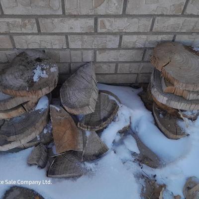 Wood rounds for crafting - thin wooden round pieces