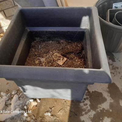 Assortment of flowerpots