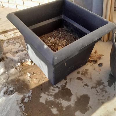 Assortment of flowerpots