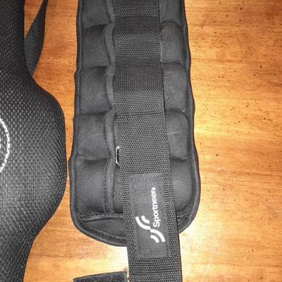 Remote controlled Electric portable back massager and ankle weights