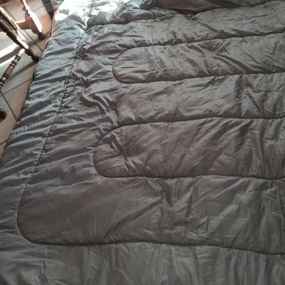 Pavillo camping gear inflatable mattress with double sized coleman sleeping bag