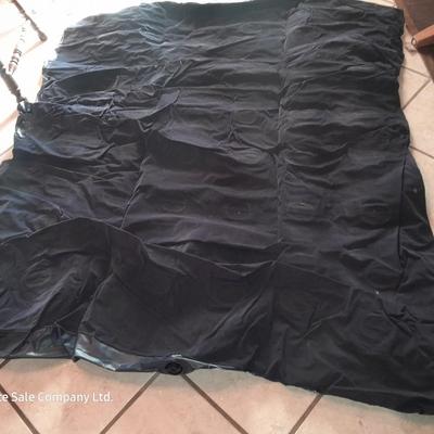 Pavillo camping gear inflatable mattress with double sized coleman sleeping bag