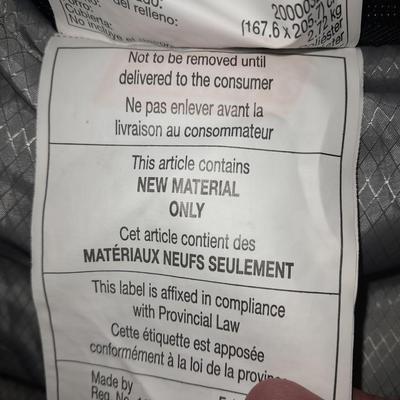 Pavillo camping gear inflatable mattress with double sized coleman sleeping bag