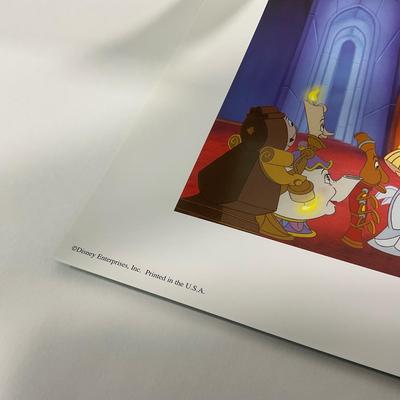-112- DISNEY | Beauty & The Beast Commemorative Lithographs