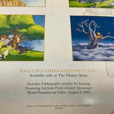 -120- DISNEY | Winnie The Pooh Sealed Commemorative Lithographs