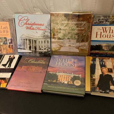 White House Hardback Book Lot + White House Book Bag