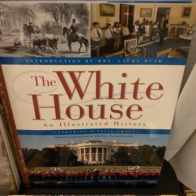 White House Hardback Book Lot + White House Book Bag