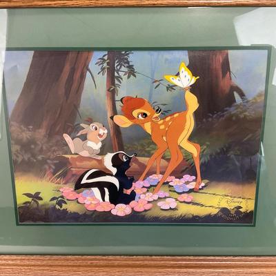 -121- DISNEY | 1997 Bambi Commemorative Lithograph Framed & Matted
