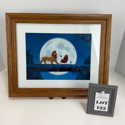 -122- DISNEY | Lion King Commemorative Lithograph Framed & Matted