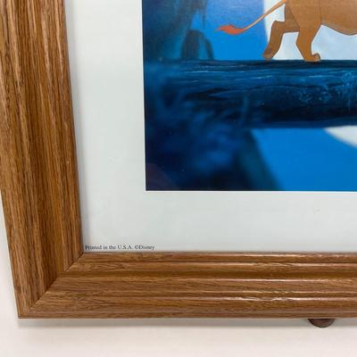 -122- DISNEY | Lion King Commemorative Lithograph Framed & Matted